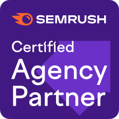 SEMrush certified agency partner